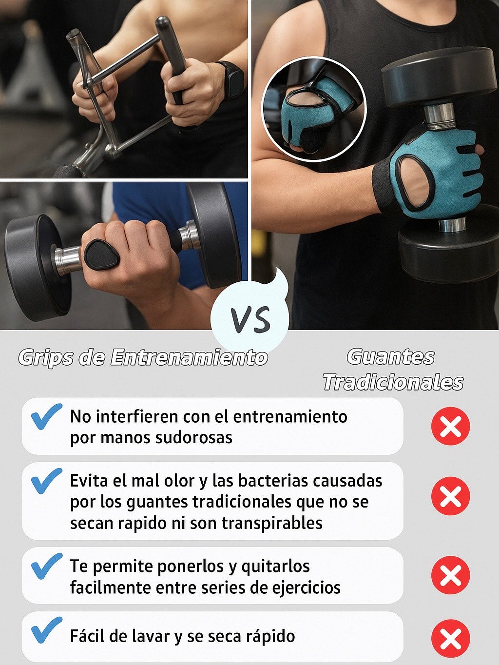 FitGrip | Protector de Palma Anti-Deslizante para Gimnasio